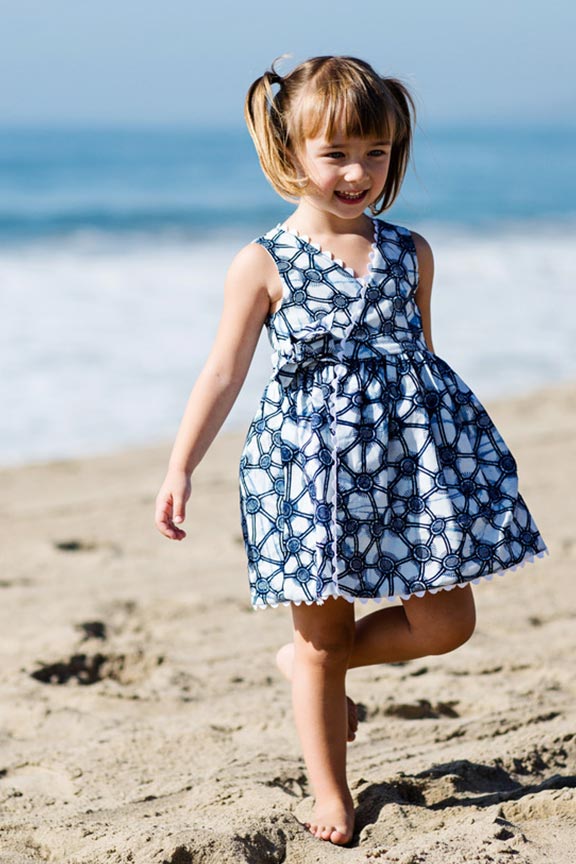 The Tessa -  Blue & White