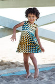 The Layla - Lime, Turquoise & Black