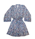 Women's Veetzie Kimono (Short) - Blue and White Liberty Floral