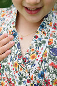 Azi Rasson x Tessa James 14K Red Heart Enamel Necklace