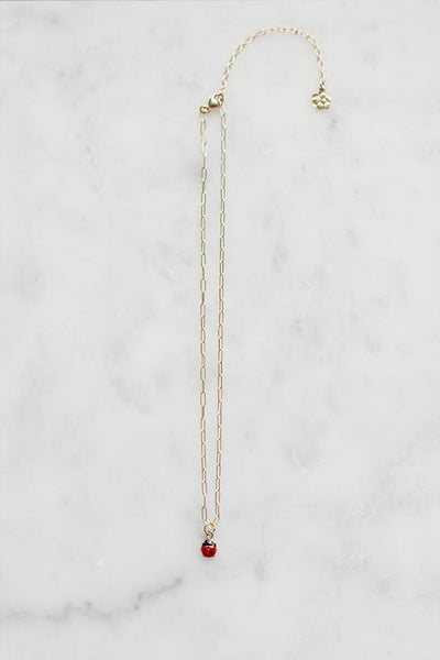 Azi Rasson x Tessa James Ladybug Charm Necklace
