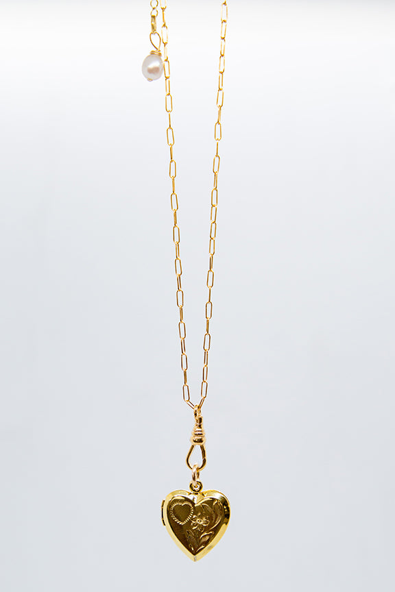Azi Rasson x Tessa James Vintage Locket Charm Necklace